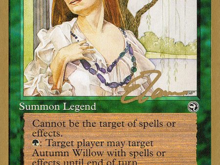 Autumn Willow (Eric Tam) [Pro Tour Collector Set] Hot on Sale