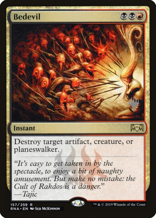 Bedevil (Promo Pack) [Ravnica Allegiance Promos] Online Sale