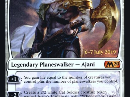 Ajani, Strength of the Pride [Core Set 2020 Prerelease Promos] For Discount