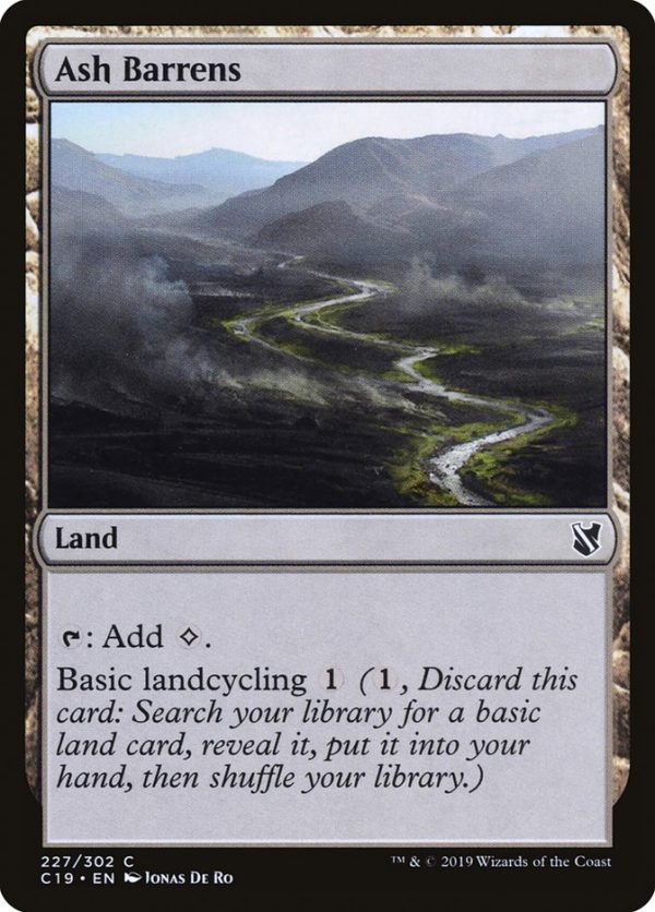 Ash Barrens [Commander 2019] on Sale