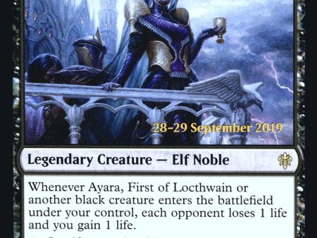 Ayara, First of Locthwain [Throne of Eldraine Prerelease Promos] Supply