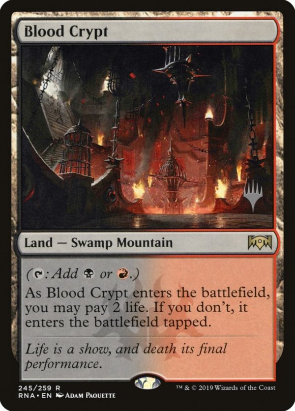 Blood Crypt (Promo Pack) [Ravnica Allegiance Promos] Online Sale