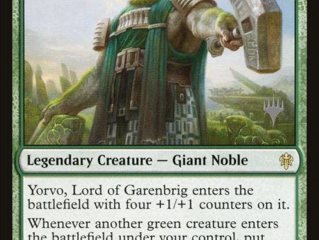 Yorvo, Lord of Garenbrig (Promo Pack) [Throne of Eldraine Promos] Online now