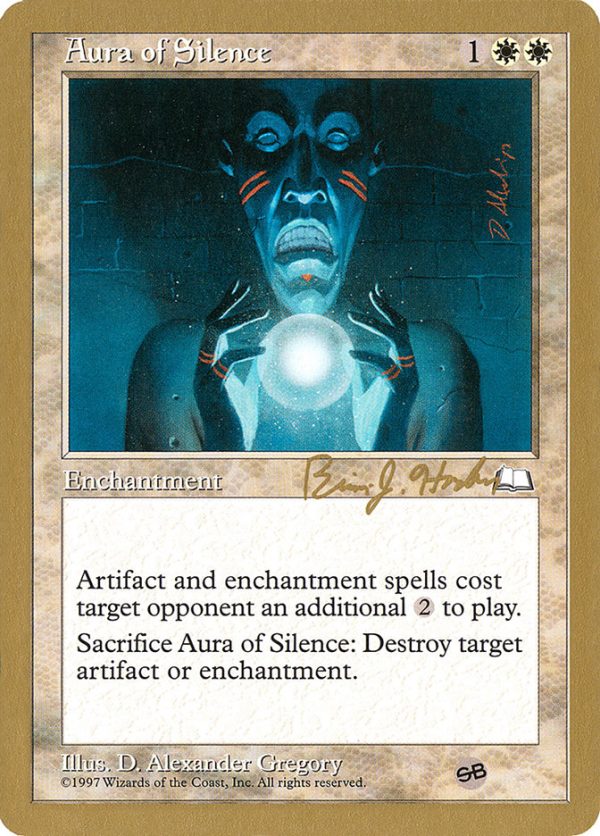 Aura of Silence (Brian Hacker) (SB) [World Championship Decks 1998] Discount