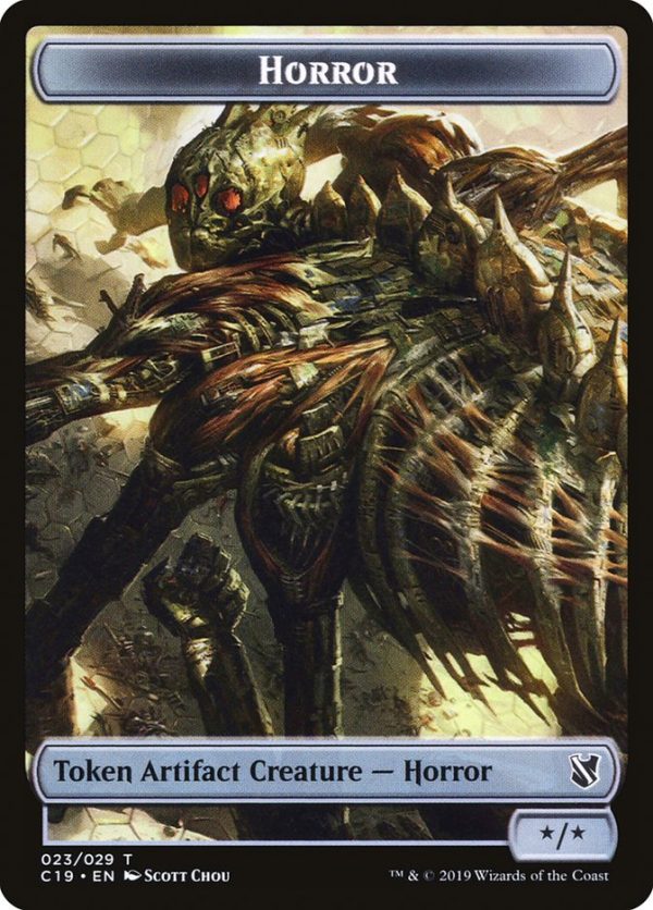 Angel of Sanctions    Horror Double-Sided Token [Commander 2019 Tokens] on Sale