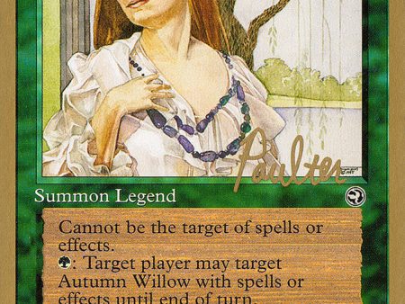 Autumn Willow (Preston Poulter) (SB) [Pro Tour Collector Set] Cheap