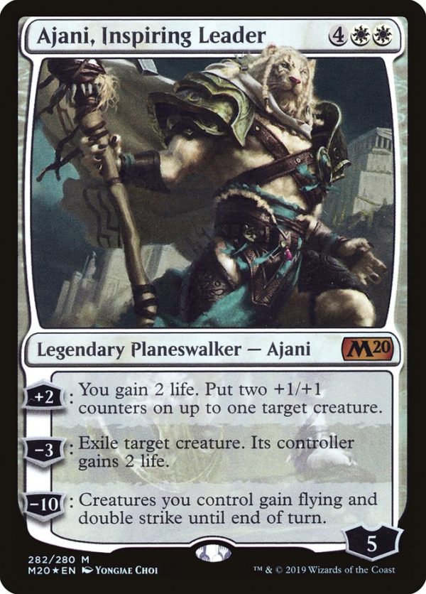 Ajani, Inspiring Leader [Core Set 2020] Discount