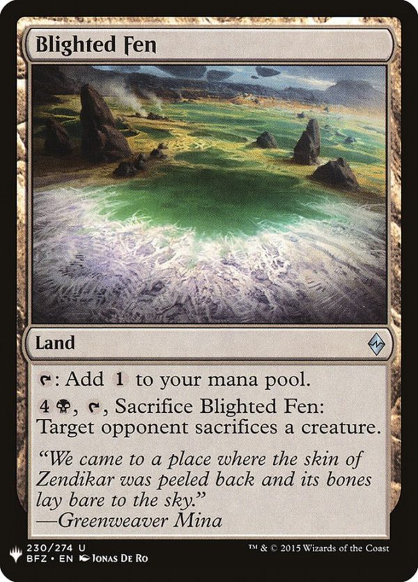 Blighted Fen [Mystery Booster] Discount