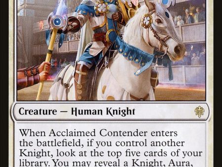 Acclaimed Contender [Throne of Eldraine] Sale