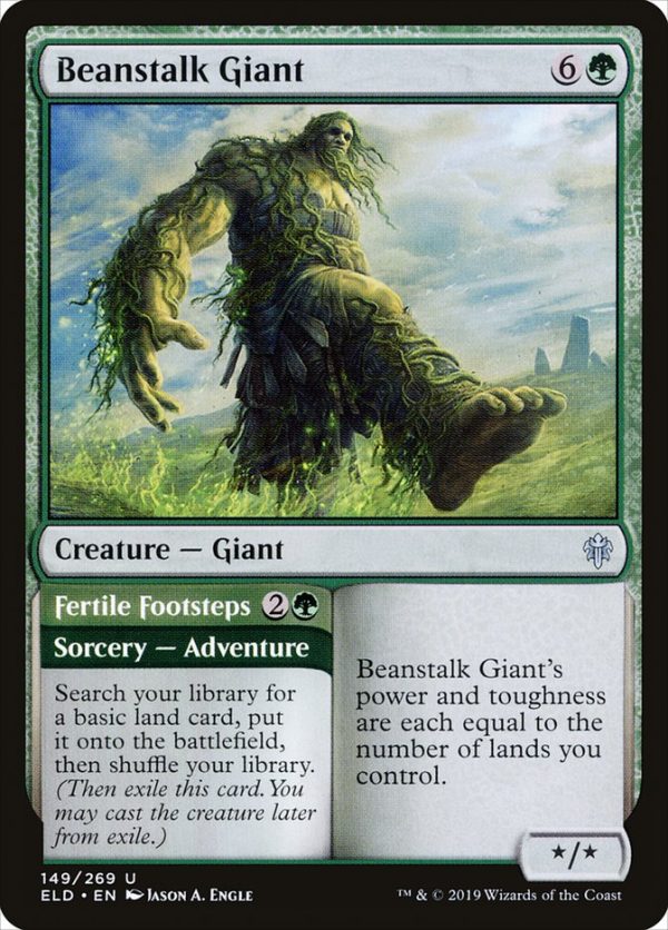 Beanstalk Giant    Fertile Footsteps [Throne of Eldraine] For Cheap