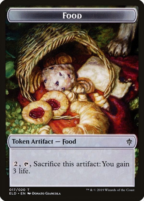 Bear    Food (17) Double-Sided Token [Throne of Eldraine Tokens] Online now