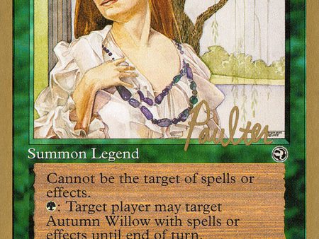 Autumn Willow (Preston Poulter) [Pro Tour Collector Set] Online Sale