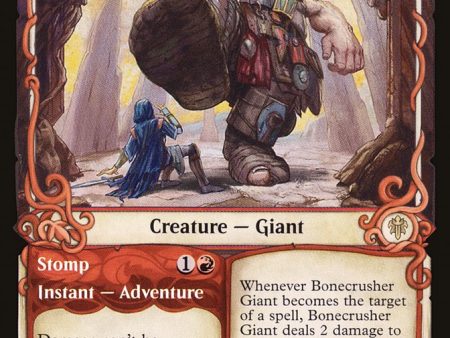 Bonecrusher Giant    Stomp (Showcase) [Throne of Eldraine] Sale