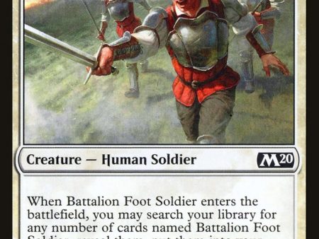 Battalion Foot Soldier [Core Set 2020] Online Sale