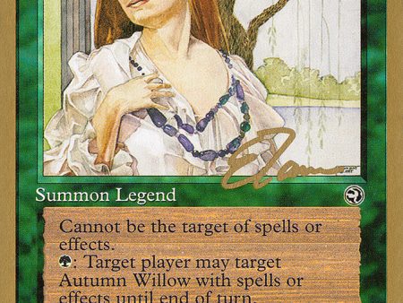 Autumn Willow (Eric Tam) (SB) [Pro Tour Collector Set] Sale