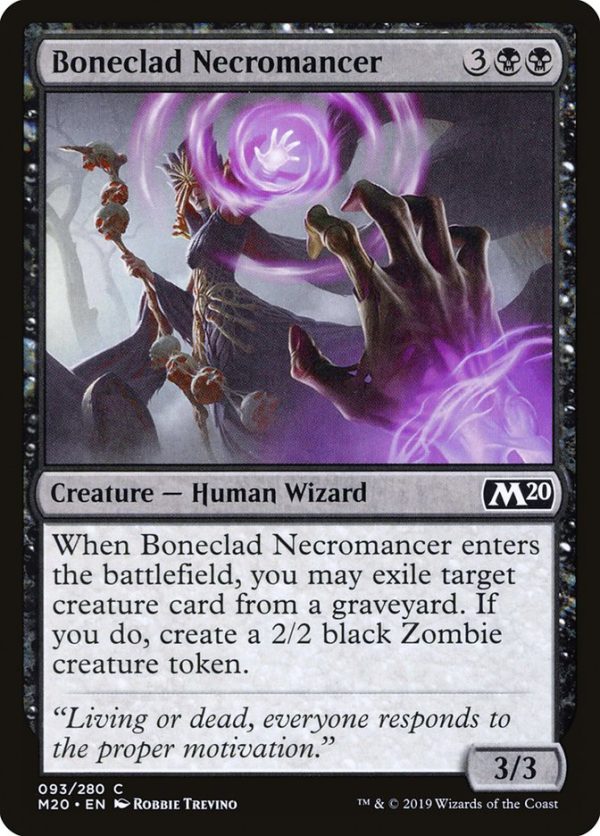 Boneclad Necromancer [Core Set 2020] Discount