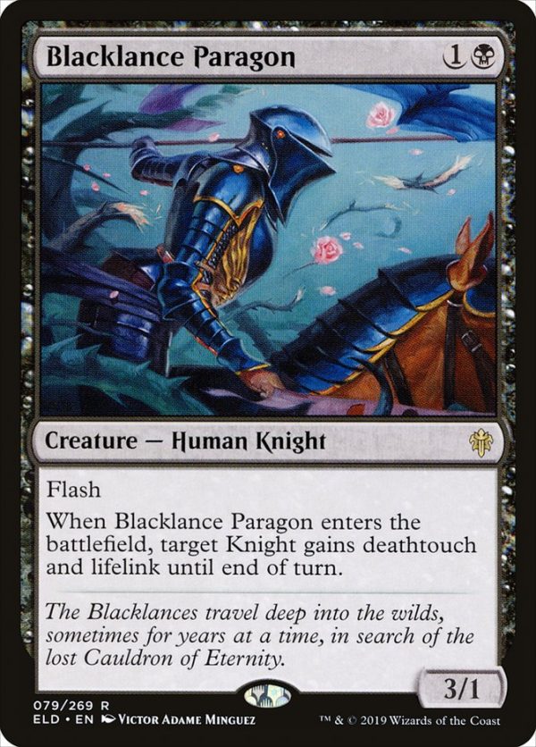 Blacklance Paragon [Throne of Eldraine] Hot on Sale