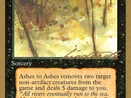 Ashes to Ashes (Leon Lindback) (SB) [Pro Tour Collector Set] Discount