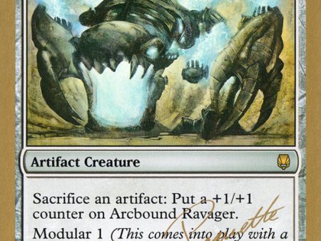 Arcbound Ravager (Aeo Paquette) [World Championship Decks 2004] For Discount