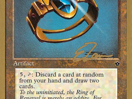 Ring of Renewal (Eric Tam) (SB) [Pro Tour Collector Set] For Cheap