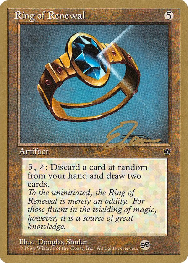 Ring of Renewal (Eric Tam) (SB) [Pro Tour Collector Set] For Cheap