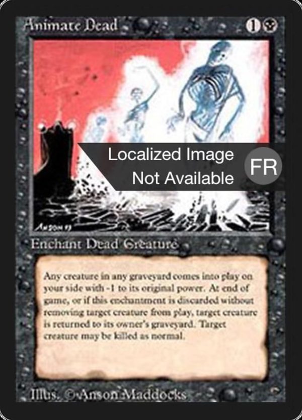 Animate Dead [Foreign Black Border] For Sale