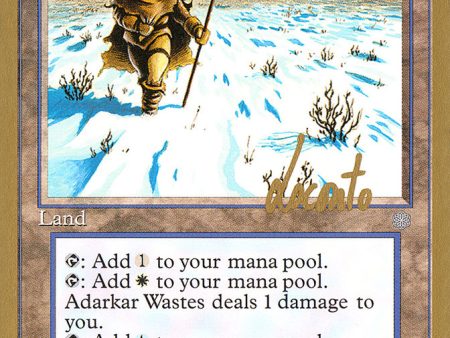 Adarkar Wastes (Michael Loconto) [Pro Tour Collector Set] Fashion