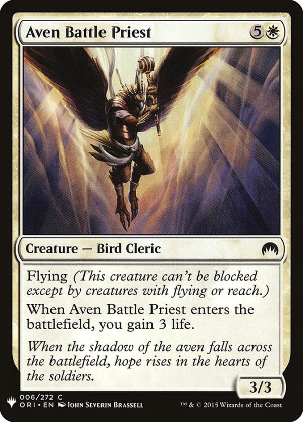 Aven Battle Priest [Mystery Booster] on Sale