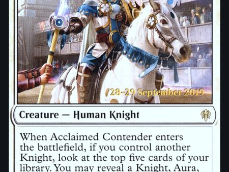 Acclaimed Contender [Throne of Eldraine Prerelease Promos] Online