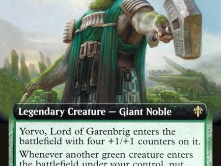 Yorvo, Lord of Garenbrig (Extended Art) [Throne of Eldraine] For Sale