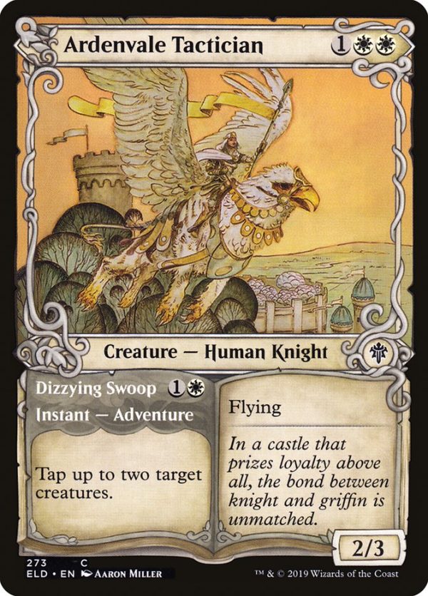 Ardenvale Tactician    Dizzying Swoop (Showcase) [Throne of Eldraine] Online Sale