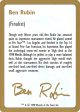 Ben Rubin Bio [World Championship Decks 1998] For Cheap