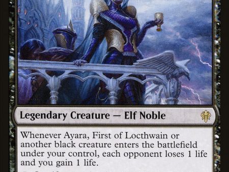 Ayara, First of Locthwain [Throne of Eldraine] Cheap