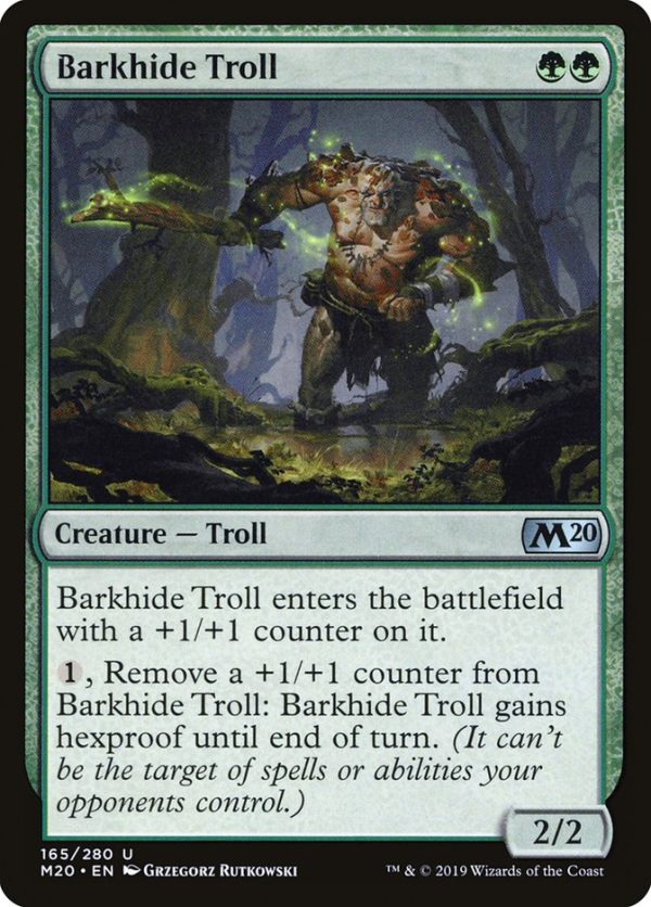 Barkhide Troll [Core Set 2020] For Cheap