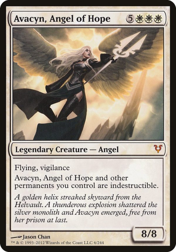 Avacyn, Angel of Hope (Oversized) [Open the Helvault] For Sale