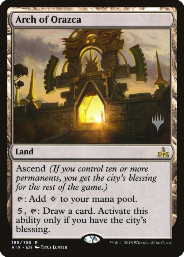 Arch of Orazca (Promo Pack) [Rivals of Ixalan Promos] Hot on Sale