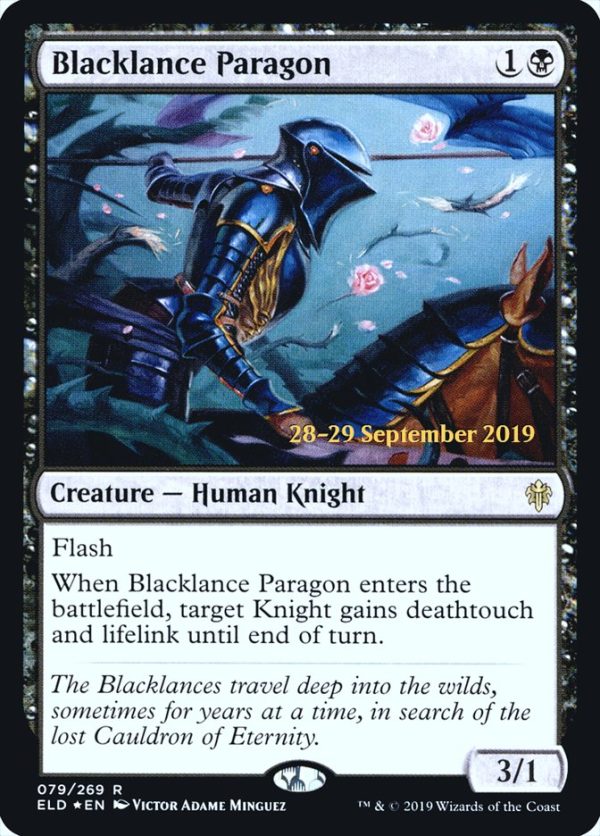 Blacklance Paragon [Throne of Eldraine Prerelease Promos] Online Hot Sale