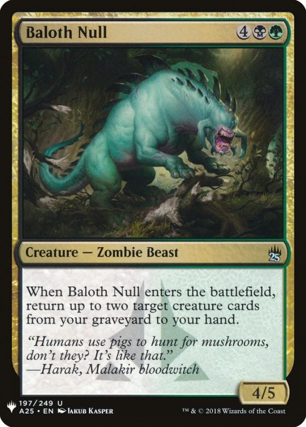 Baloth Null [Mystery Booster] on Sale