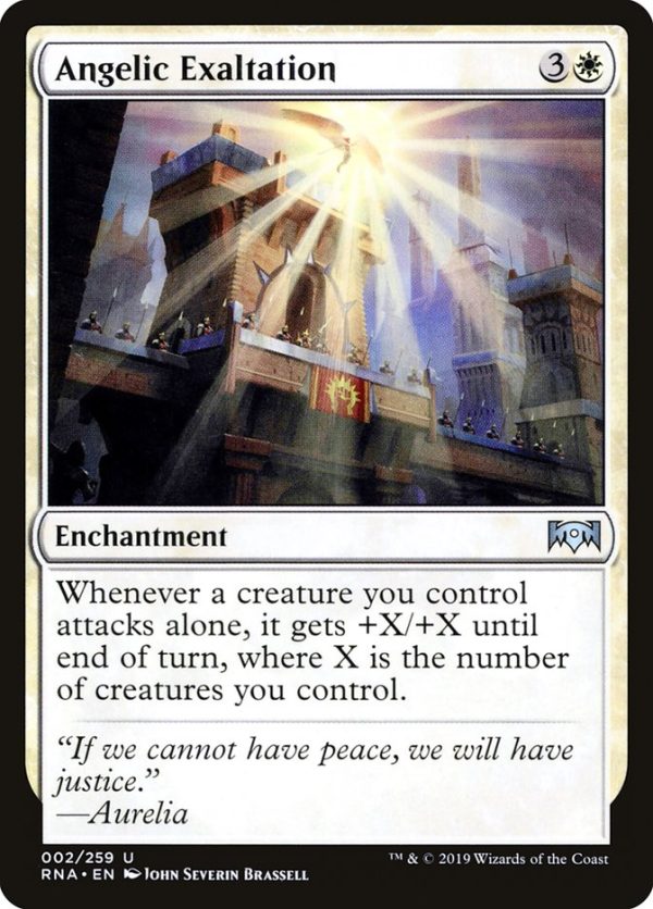 Angelic Exaltation [Ravnica Allegiance] Hot on Sale