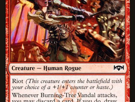 Burning-Tree Vandal [Ravnica Allegiance] Online Sale