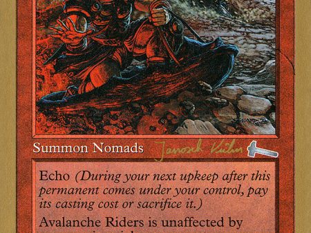 Avalanche Riders (Janosch Kuhn) [World Championship Decks 2000] Sale