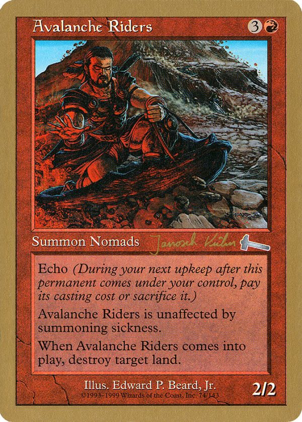 Avalanche Riders (Janosch Kuhn) [World Championship Decks 2000] Sale