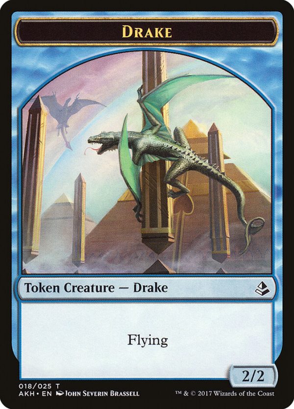 Angel of Sanctions    Drake Double-Sided Token [Amonkhet Tokens] Supply